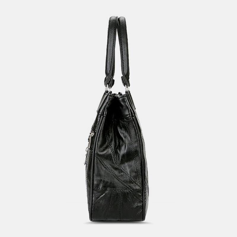 Torebka Damska Z Prawdziwej Skóry Patchwork Malowana Torba Z Wieloma Kieszeniami Torebki O Dużej Pojemności Vintage Crossbody Bags