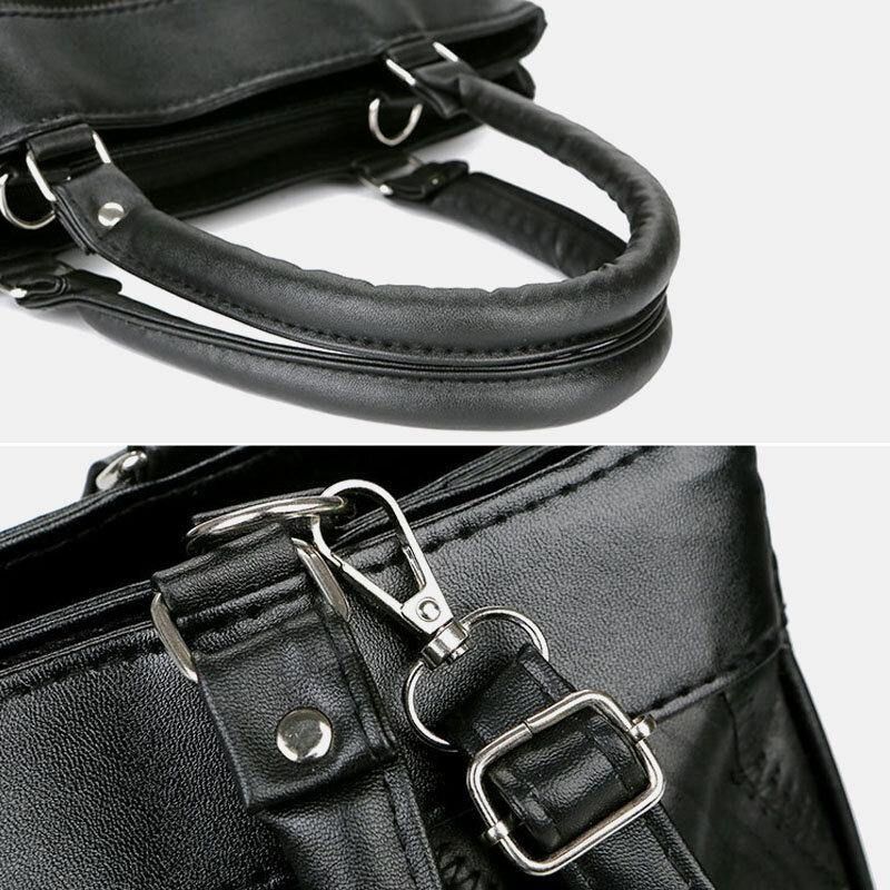 Torebka Damska Z Prawdziwej Skóry Patchwork Malowana Torba Z Wieloma Kieszeniami Torebki O Dużej Pojemności Vintage Crossbody Bags